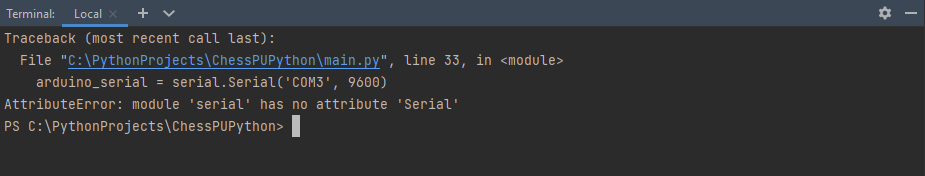 Error con Python
